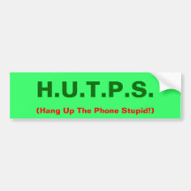 no cell while driving bumper stickers