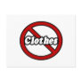 No Clothes Postcard