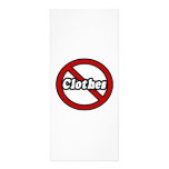 No Clothes rack cards