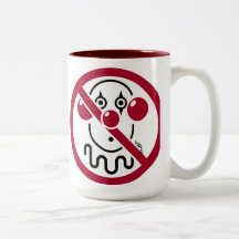 No Clowns Coffee Mug