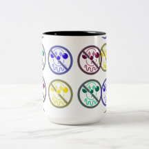 No Clowns - Tutti Frutti Coffee Mugs