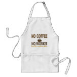 No Coffee No Workee Corrections Officer Apron