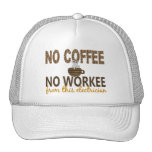 No Coffee No Workee Electrician Mesh Hats