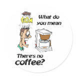 No Coffee stickers