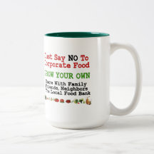 No Corporate Food Coffee Mug
