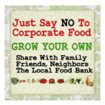 No Corporate Food Invitations