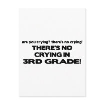 No Crying - 3rd Grade