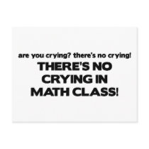 No Crying in Math Class