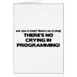 No Crying in Programming cards