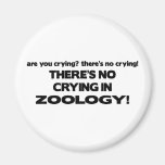 No Crying in Zoology Magnets