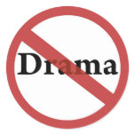 No Drama Allowed! stickers