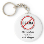 No Drama Keychain
