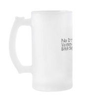 No Drama Violators Will Be Bitch Slapped Santa Mug