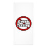 No Drunk Texting Customized Rack Card