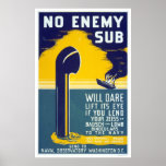 No enemy sub - WPA posters