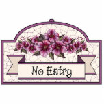 "No Entry" - Decorative Sign - 11 photo sculptures