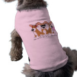 No Evil Corgi Trio Dog T-Shirt pet clothing