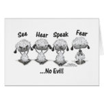No Evil Lambs cards