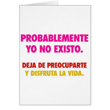 No existo cards