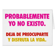 No existo greeting cards