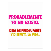 No existo postcards