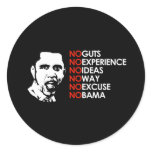 NO EXPERIENCE, NO OBAMA STICKER
