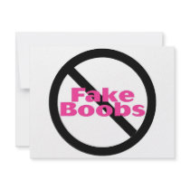 No Fake Boobs