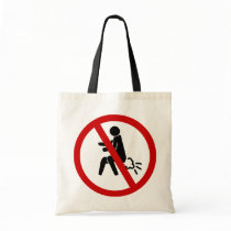 NO Farting ⚠ Funny Thai Toilet Sign ⚠ Bag