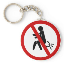 NO Farting ⚠ Funny Thai Toilet Sign ⚠ Keychains