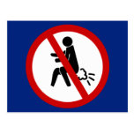NO Farting ⚠ Funny Thai Toilet Sign ⚠ Postcards