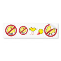 No Fat Chicks! bumper stickers