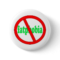 No fatphobia pin