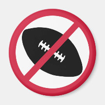 No football fridge magnets