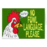 No Fowl Language cards