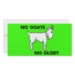 No Goats No Glory photo cards