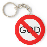 No God Anti God keychains