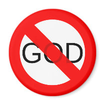 No God Anti God Refrigerator Magnets