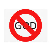 No God Anti God Post Cards