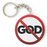 No God keychains