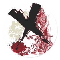 No Greater Love- John 15:13 Round Sticker