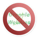 No Greenie Weenies stickers