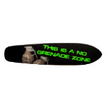 No Grenade Zone Skateboard Oldschool