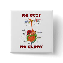 No Guts No Glory (Digestive System Anatomy Humour)