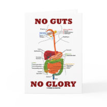 No Guts No Glory (Digestive System Anatomy Humour)