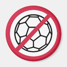 No handball fridge magnets