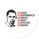 NO HE CAN'T ROUND STICKERS