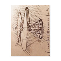 No higher resolution available. Leonardo_da_Vinci_ Postcard