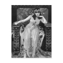 No higher resolution available. Theda-bara-cleopat Postcard