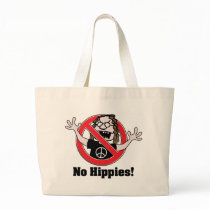 No Hippies! Canvas Bag