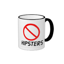 NO HIPSTERS-LCD coffee mug